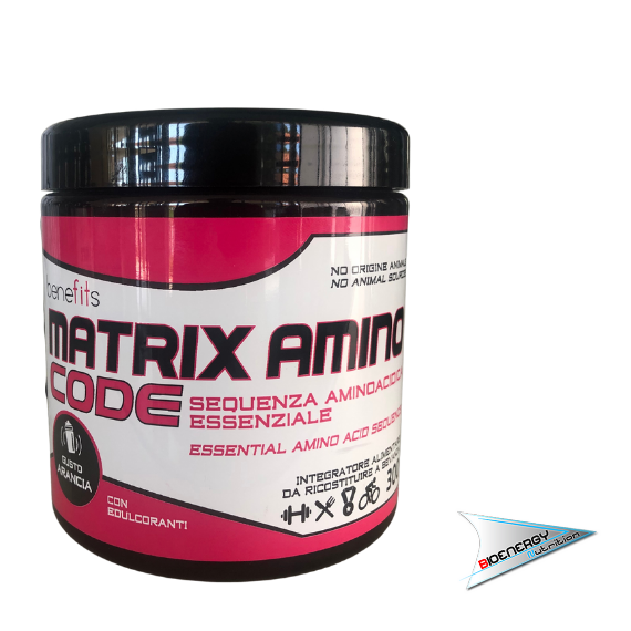 Benefits - Fitness Experience-MATRIX AMINO CODE (Gusto Arancia - Conf. 300 gr)     